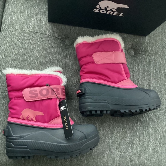Sorel Kid's Snow Commander Cold-Weather Boots, size 11 - Picture 4 of 11